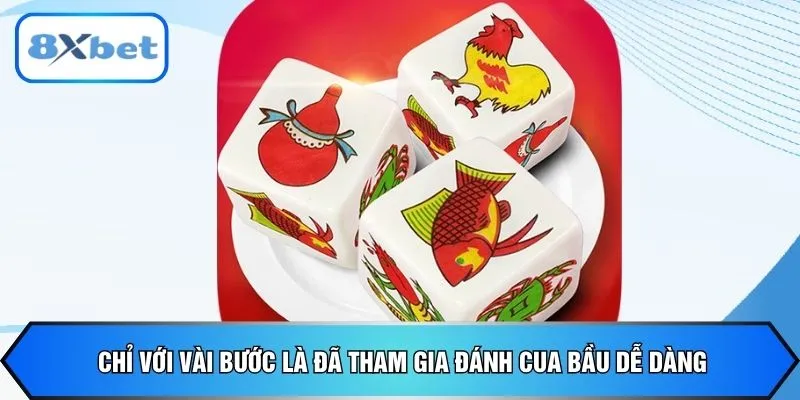 Chỉ với vài bước là đã tham gia đánh cua bầu dễ dàng